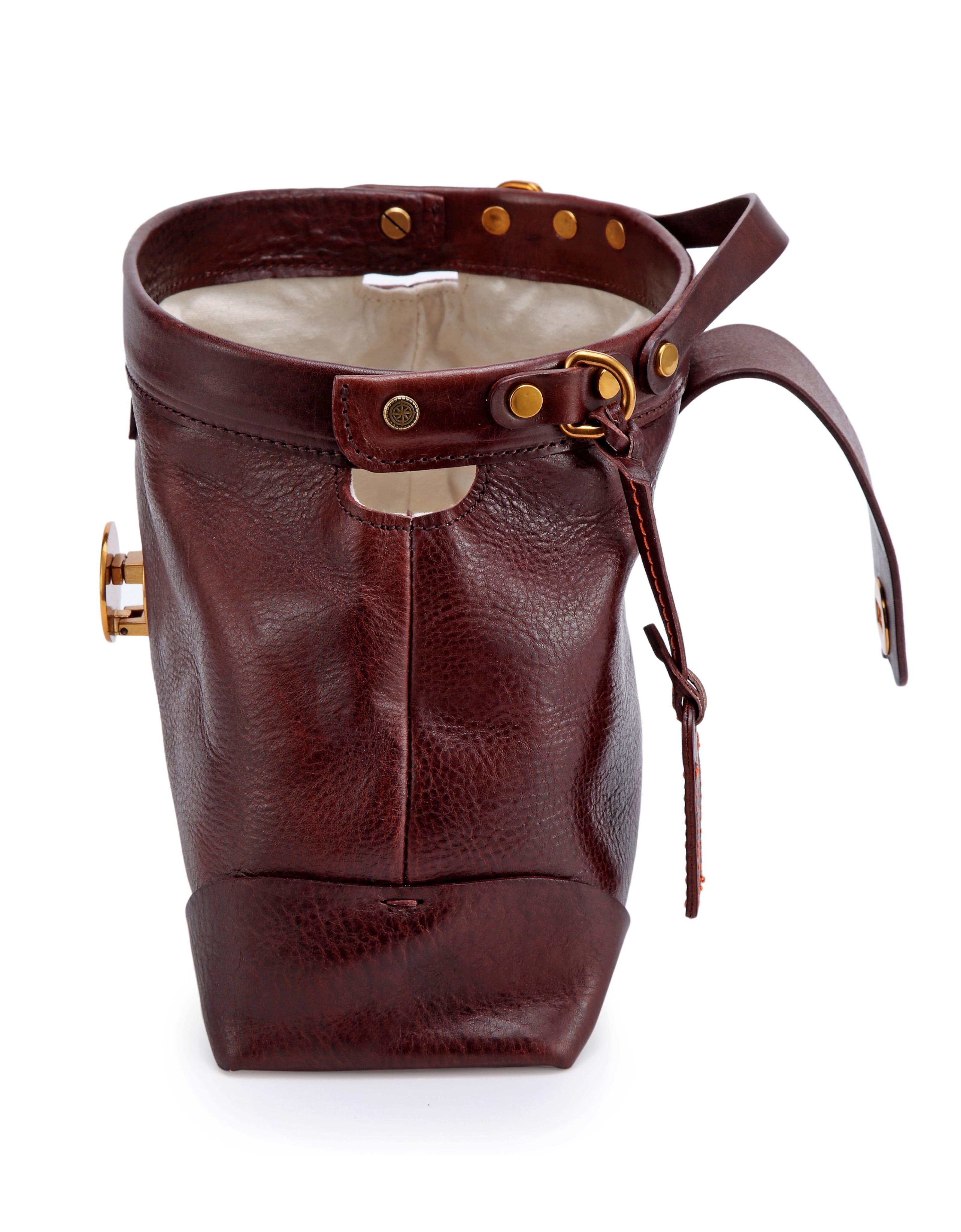 Romani Genuine Leather Compact Doctor Crossbody Bag, Alternate, color, Brown