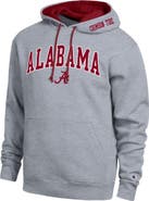 Champion Men's Champion  Heather Gray Alabama Crimson Tide Arch Tackle Twill Hoodie
