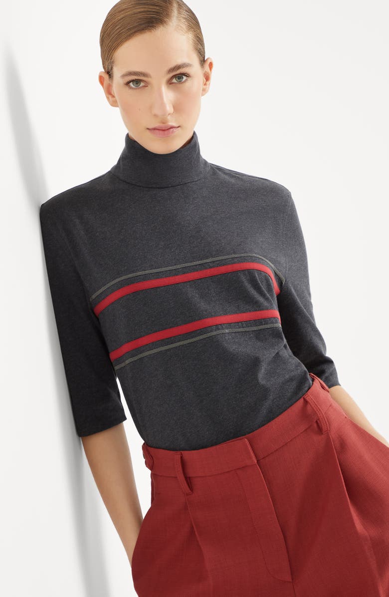 Brunello Cucinelli Jersey T-shirt, Alternate, color, 