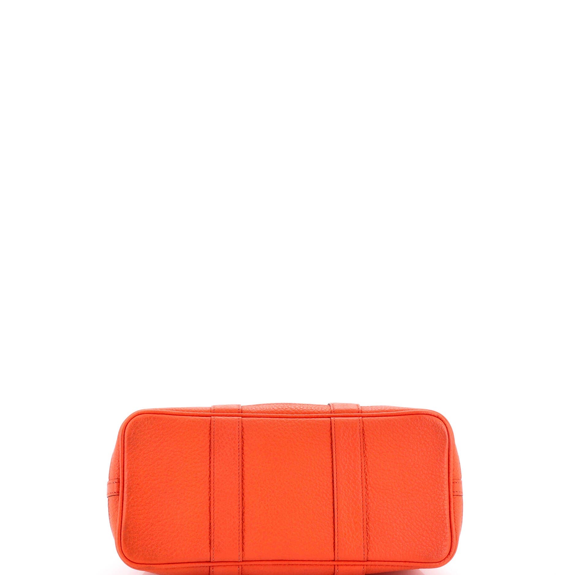 Pre-Owned Hermes Garden Party Tote Toile and Leather 30, Alternate, color, Orange Poppy