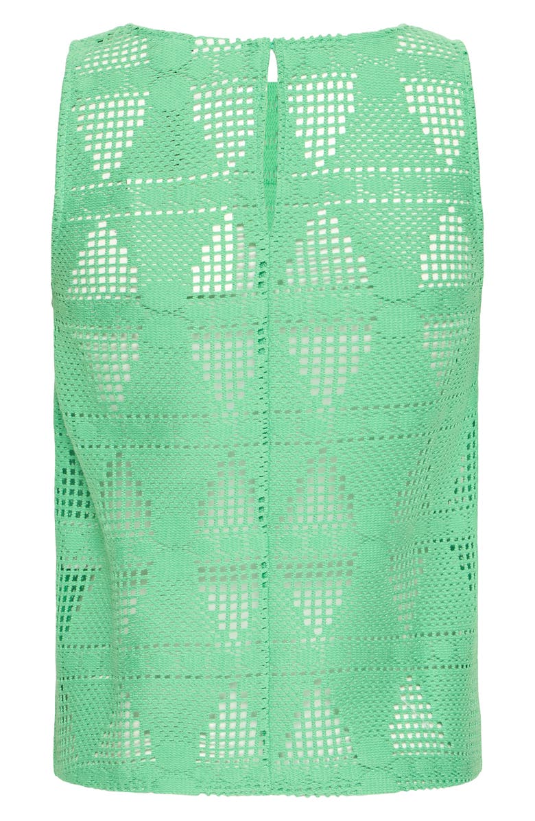 ICHI Open Stitch Sleeveless Top, Alternate, color,