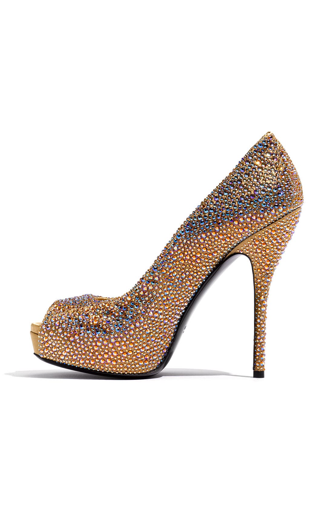 Gucci 'Sofia' Crystal Embellished Platform Pump, Alternate, color, 