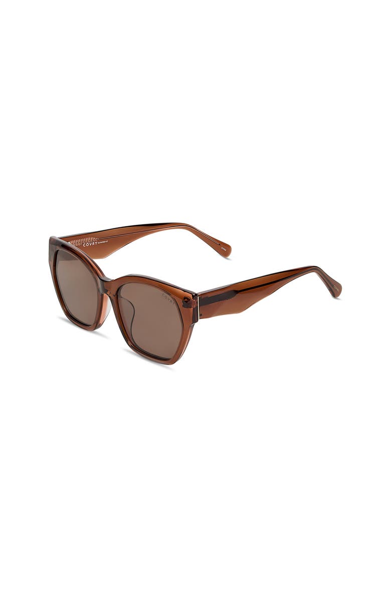 COVRY Irena Sunglasses, Alternate, color, Terracotta