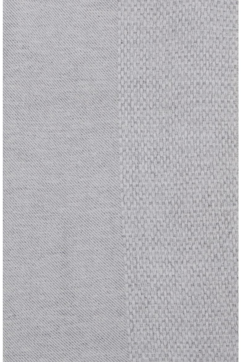 Basket Twill Wool & Cashmere Blend Shawl, Alternate, color, GREY