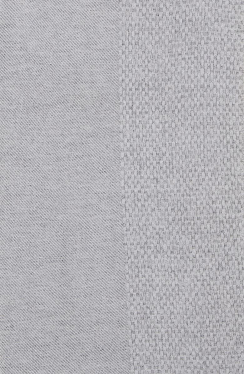 La Fiorentina Basket Twill Wool & Cashmere Blend Shawl, Main, color, Grey