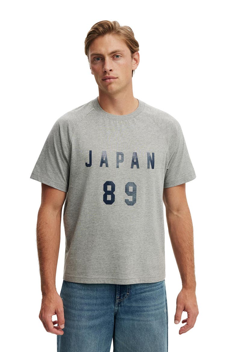Men's Everyday Fit Graphic T-Shirt, Main, color, Grey Marle  Japan 89
