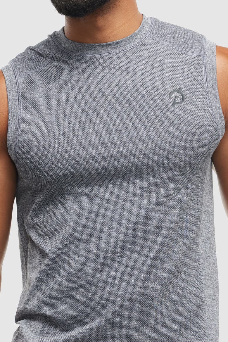 Seamless Muscle Tank, Alternate, color, Dark Grey