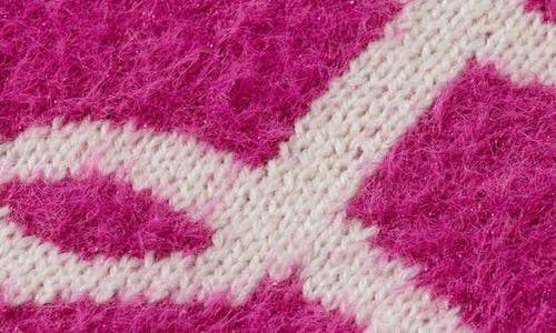 Scotch & Soda Kids' Jacquard Sweater In Pink