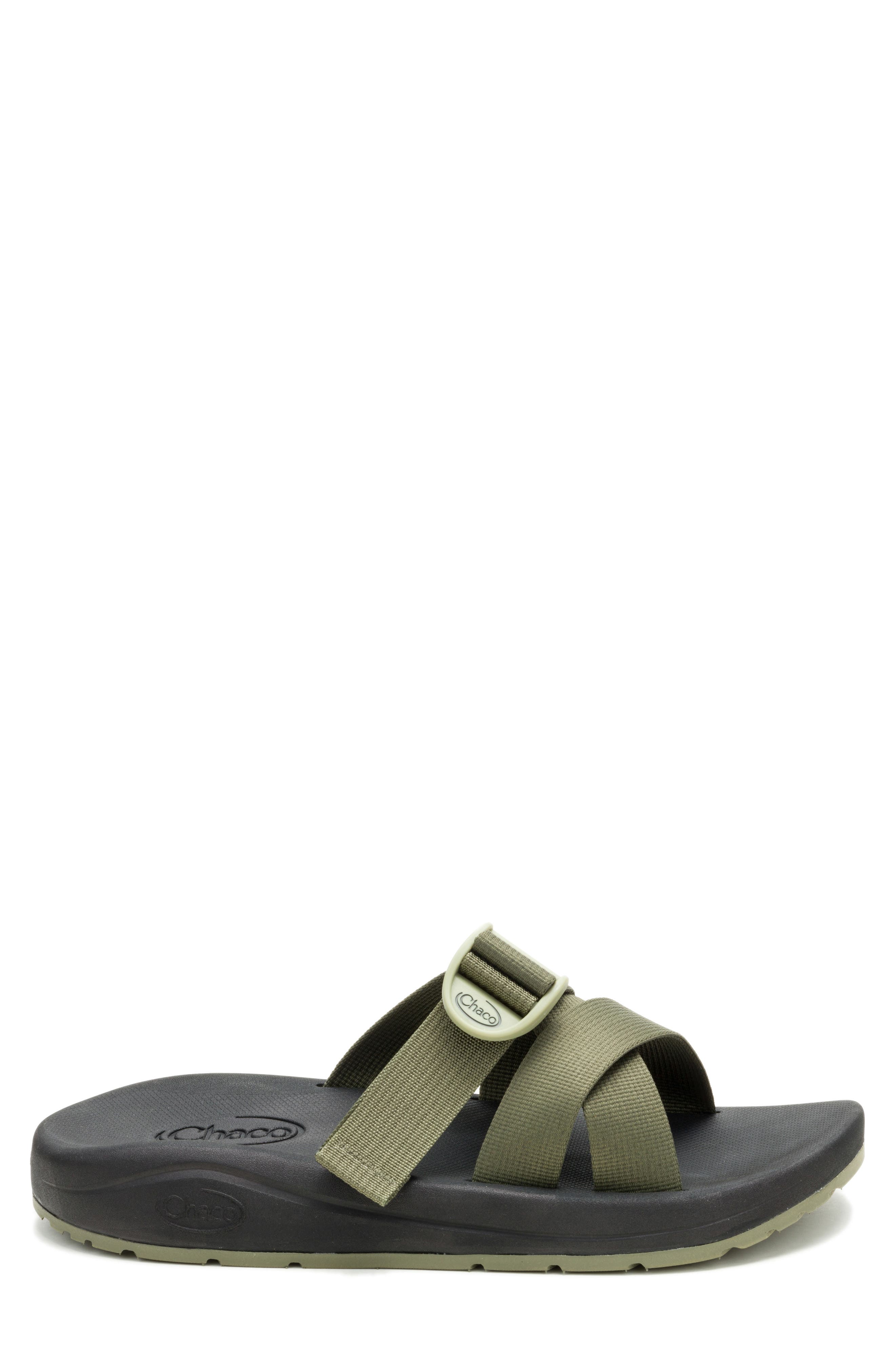 Chaco CushZ Slide Sandal, Alternate, color, Mossy Olive