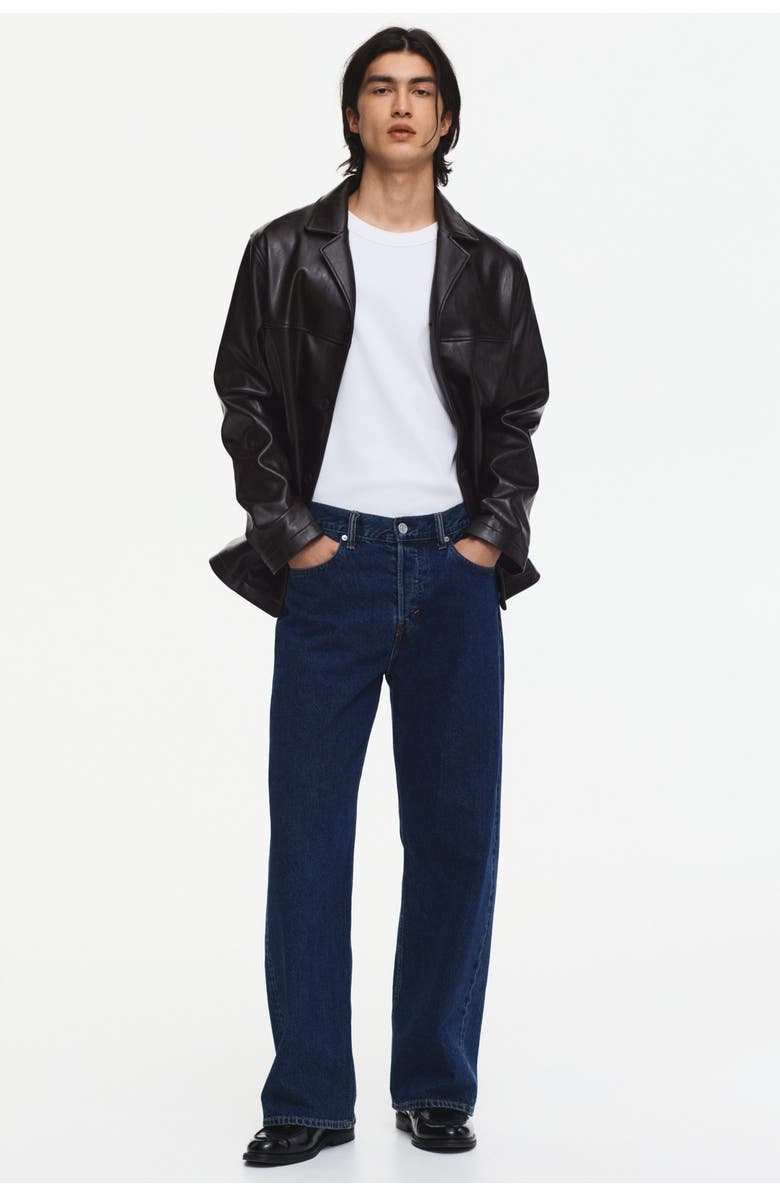 H&M Coated Jacket, Alternate, color, Dark Brown