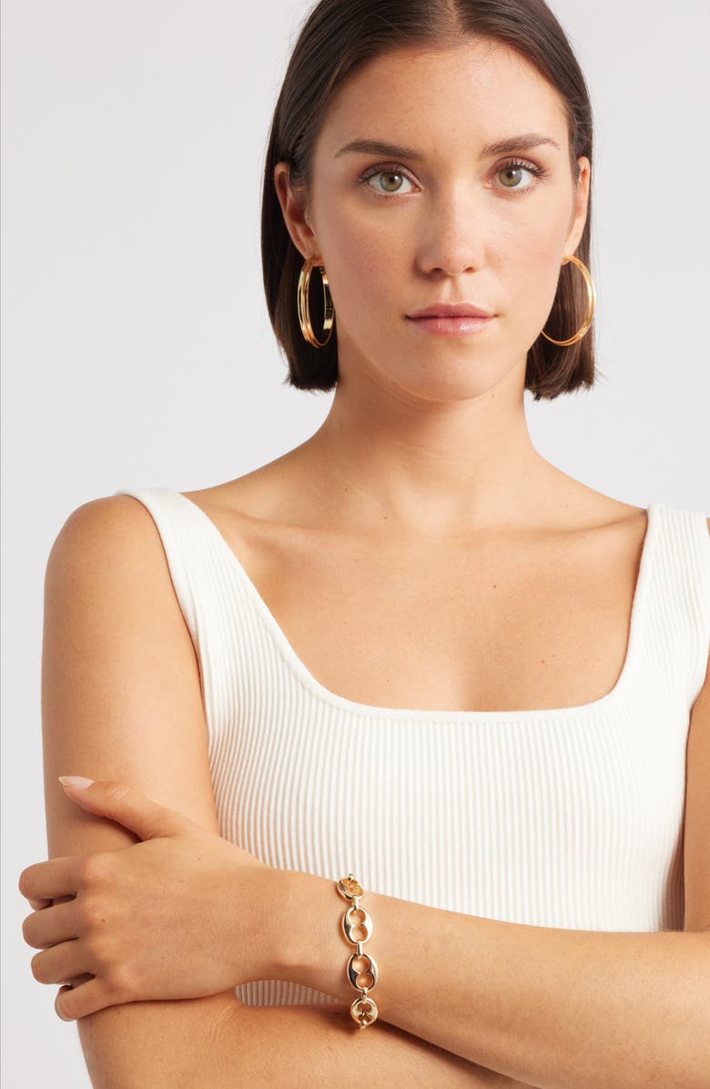 Nordstrom Mariner Link Bracelet, Alternate, color, Gold