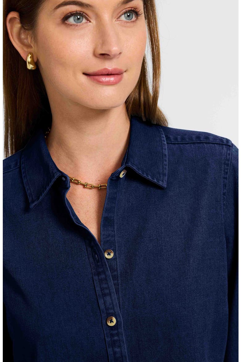 Hampton Denim Shirt, Alternate, color, DARK WASH