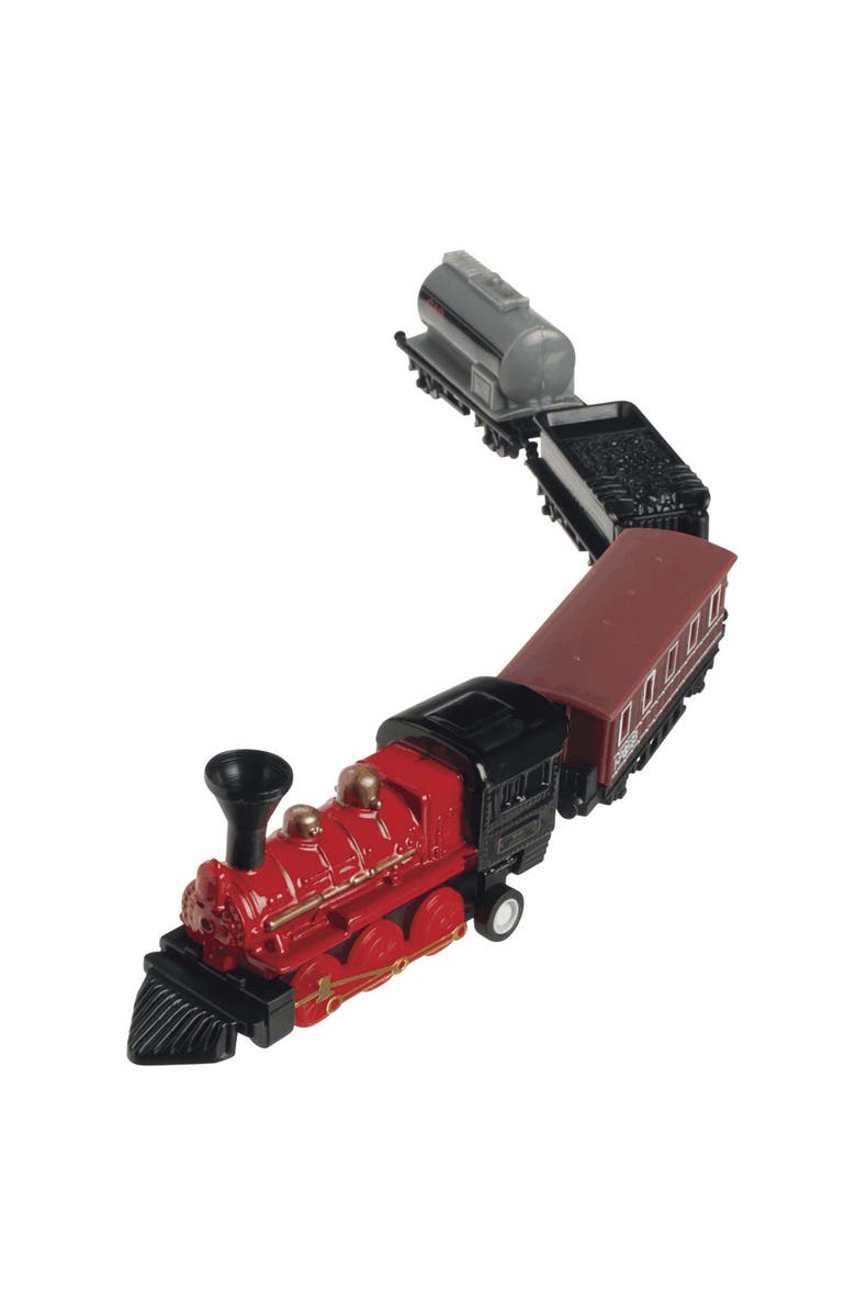 Toysmith Mini Pullback Train Set, Alternate, color, Multicolored