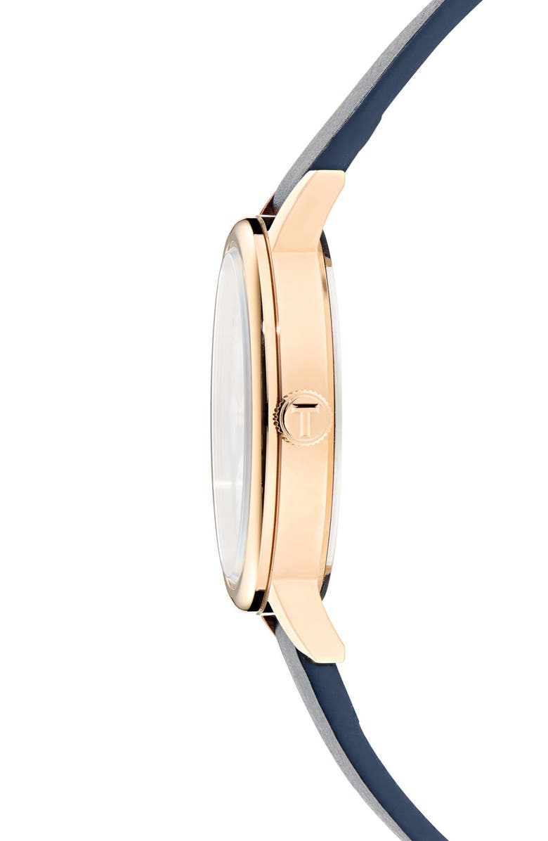 Ted Baker Phylipa Leather Strap Watch, 36mm, Alternate, color, Blue