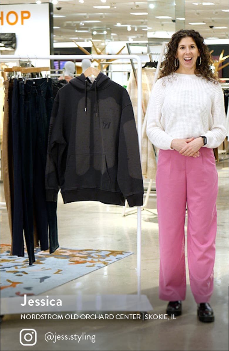 Zeus Sun Bleached Cotton Graphic Hoodie, sales video thumbnail