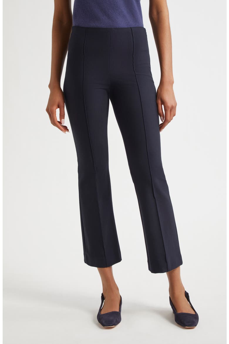Niki Mid Rise Crop Flare Pants, Main, color, 403CBL-COASTAL BLUE