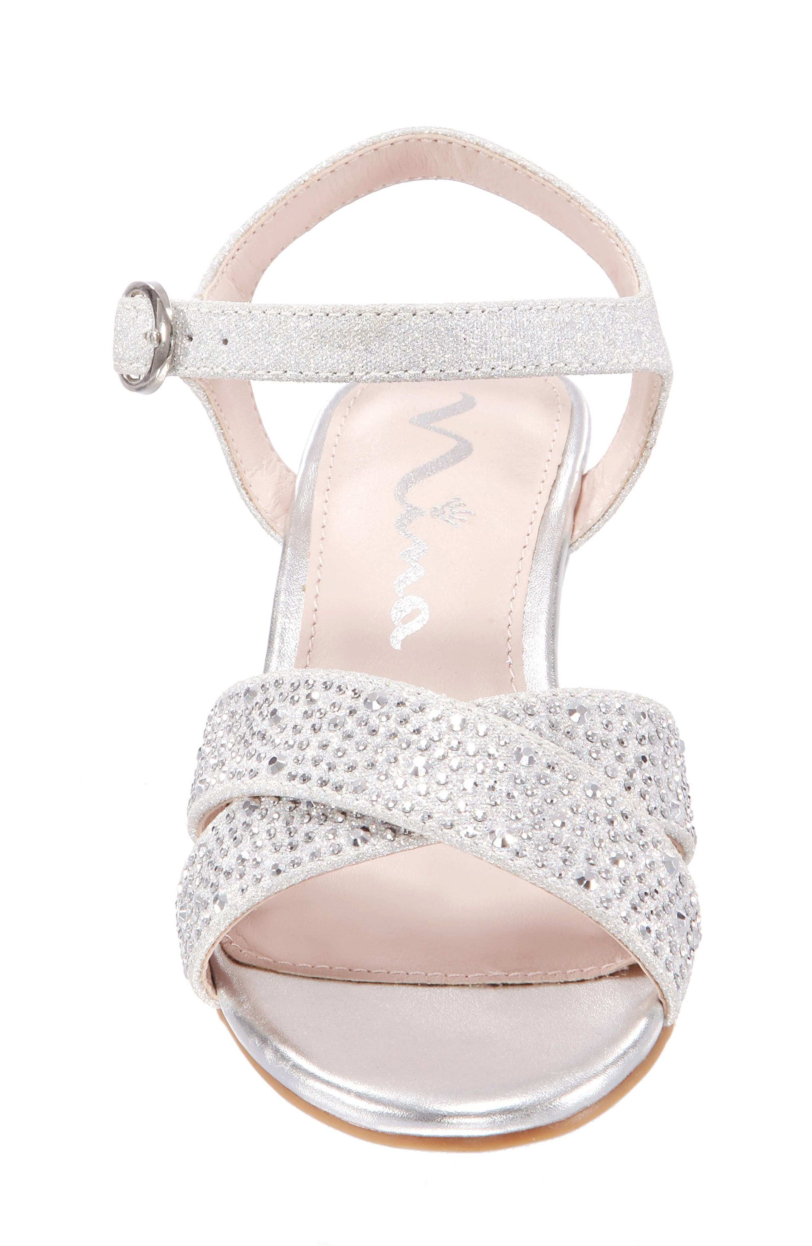 Nina Skarlet Glitter Wedge Sandal, Alternate, color, 