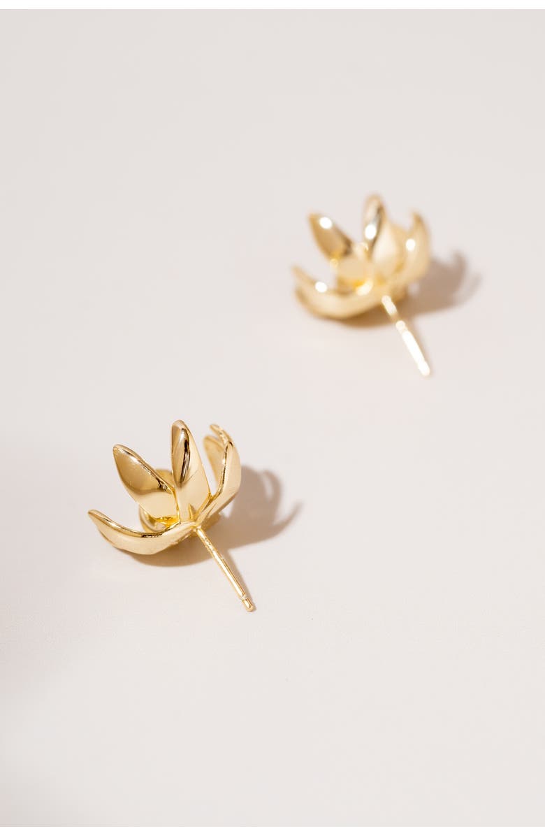Zynnia Collective Full Bloom Studs, Alternate, color, Gold