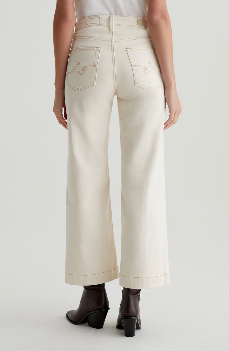 AG Saige Mid Rise Ankle Wide Leg Jeans, Alternate, color, 