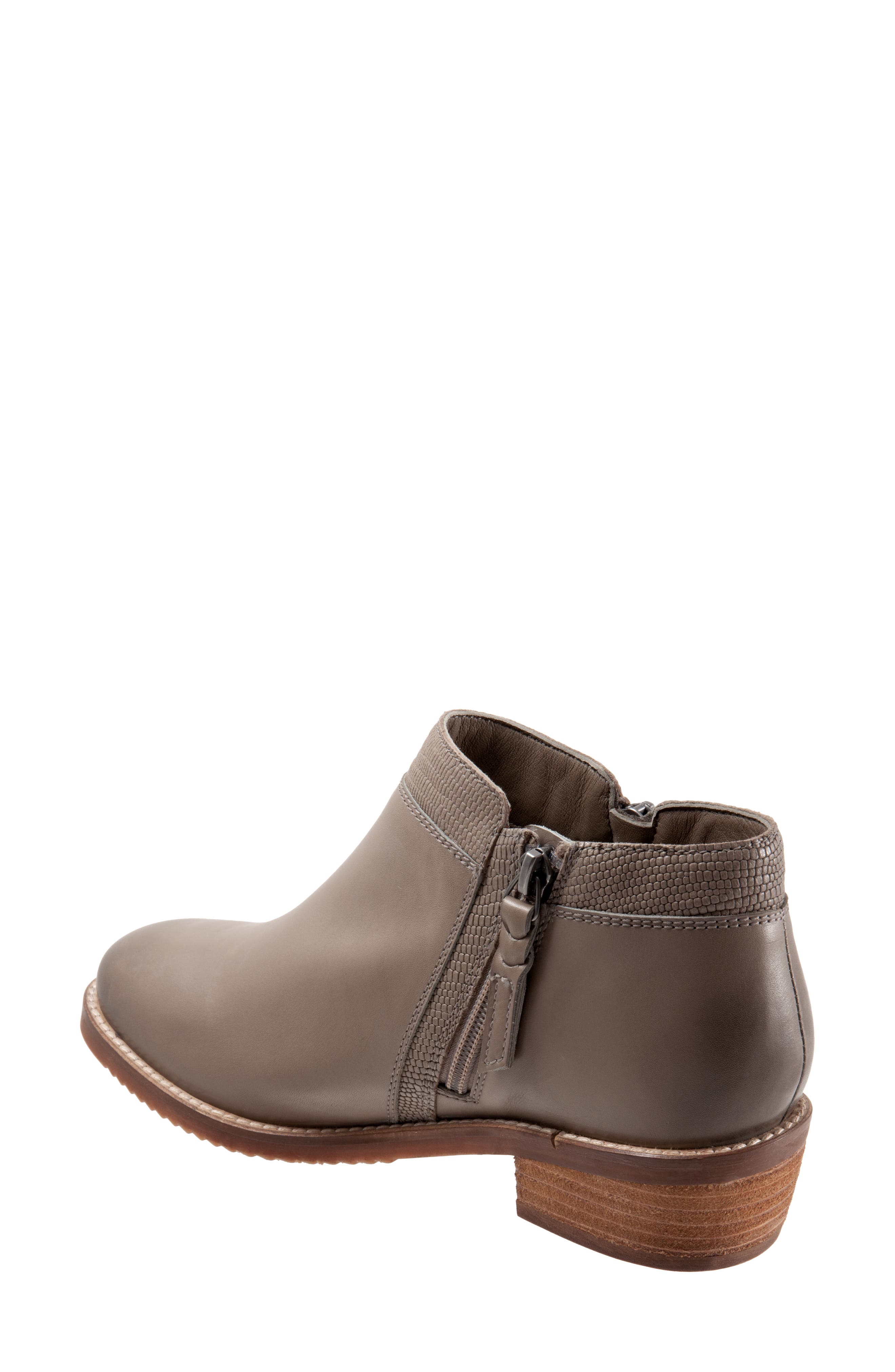 SoftWalk Rubi Ankle Boot, Alternate, color, GREY/ LIZARD