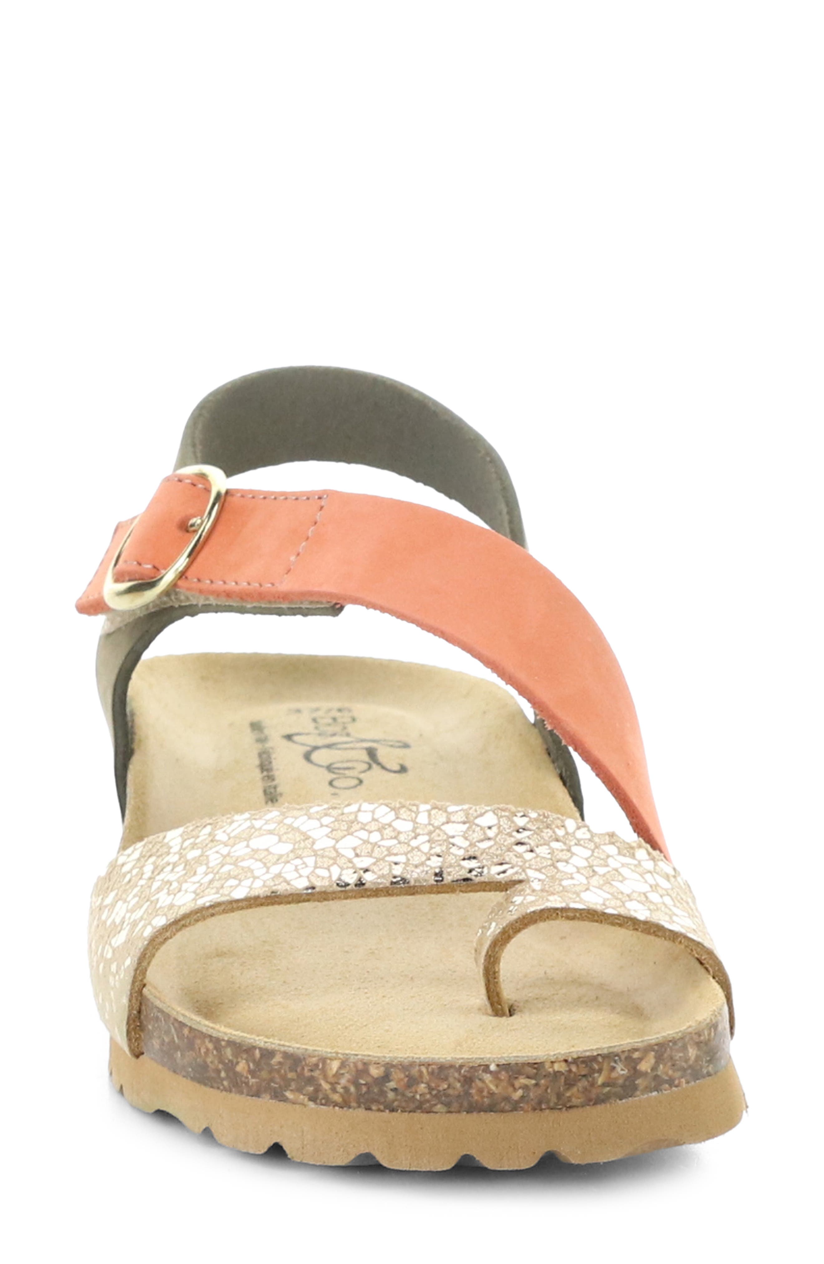 Luissa Slingback Platform Wedge Sandal, Alternate, color, MOSS/ ORANGE/ GOLD