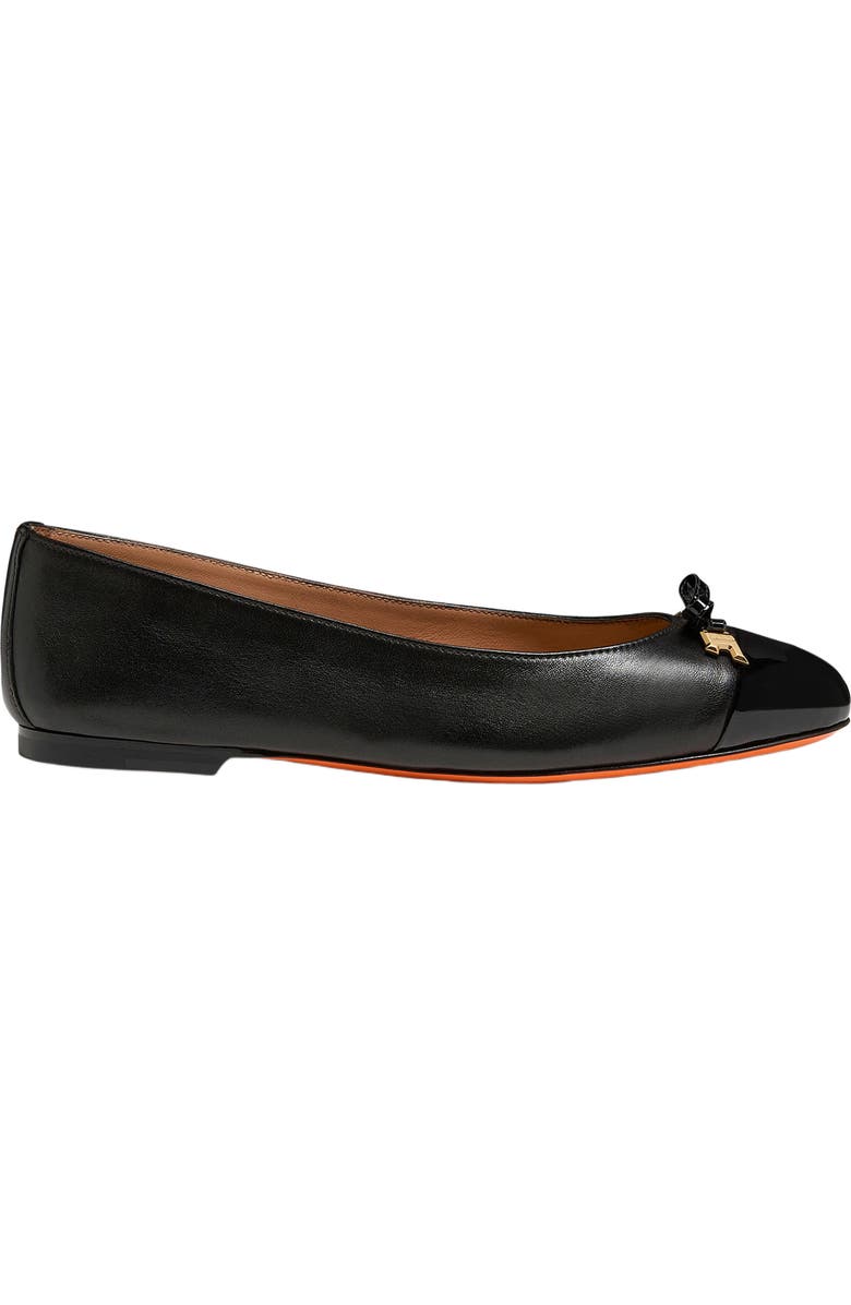 Santoni Women
s ballet flat, Main, color, Black