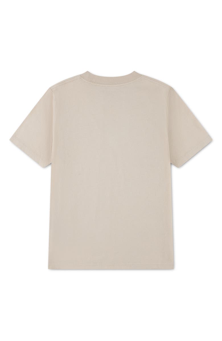 abercrombie kids NY Racing Cotton Blend Graphic T-Shirt, Alternate, color, Oatmeal