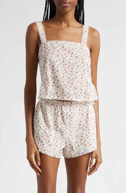 Charlotte Ditsy Floral Cotton Tank