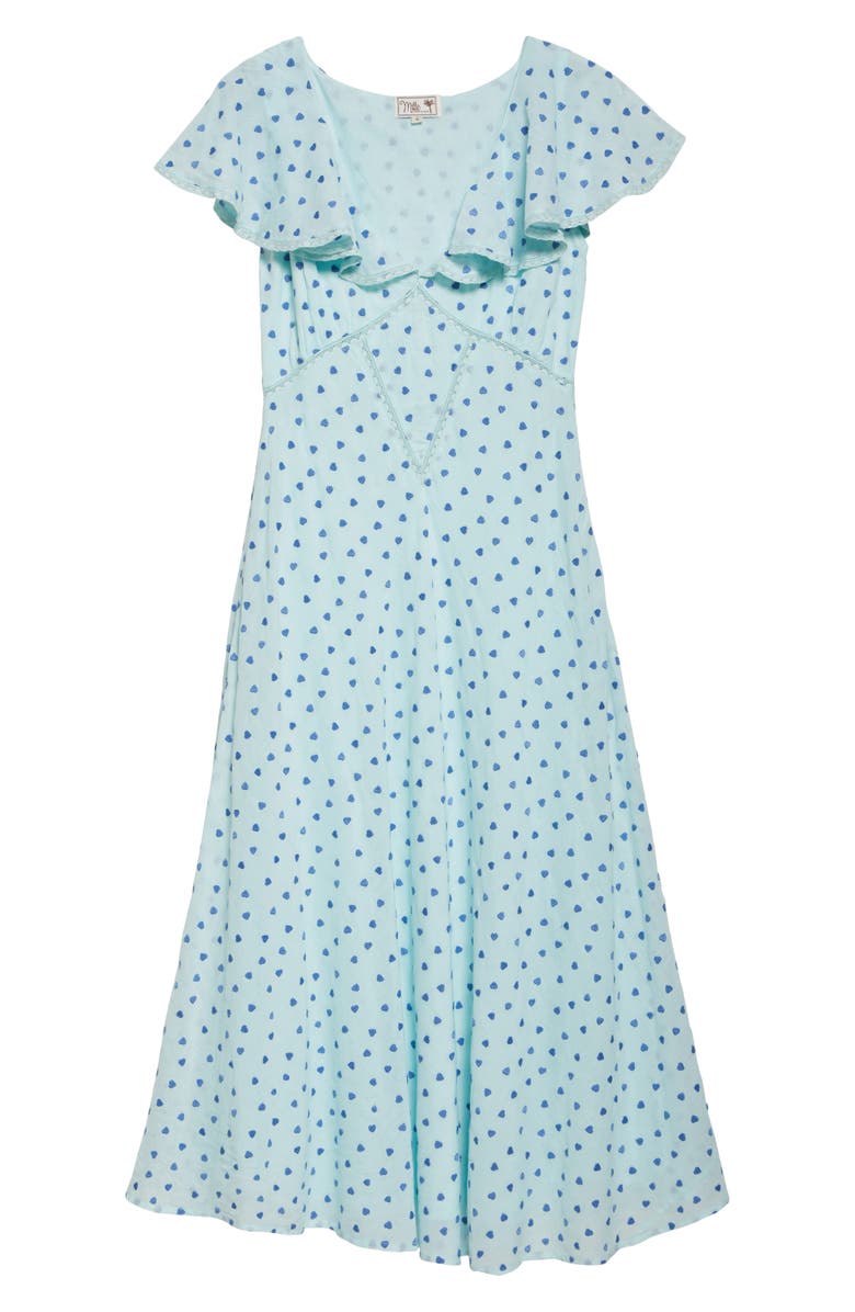 MILLE Eloise Ruffle Sleeve Dress, Alternate, color, 