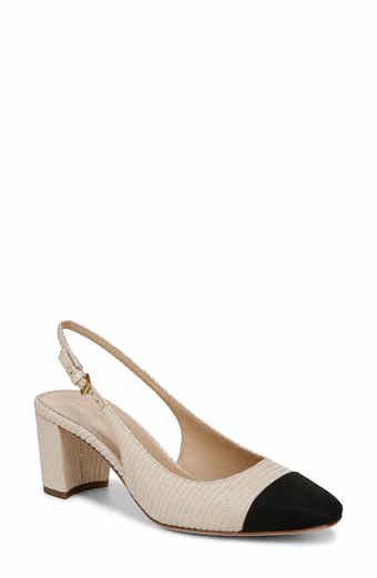 Veronica Beard Cap Toe Slingback Pump