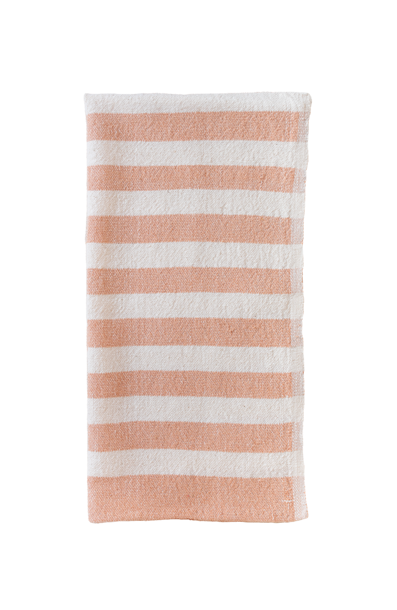 KD Weave Stripe Hand Towel, Main, color, Tan