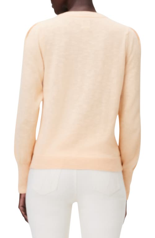 Nic + Zoe Slub Cotton Blend Sweater In Melon Pop