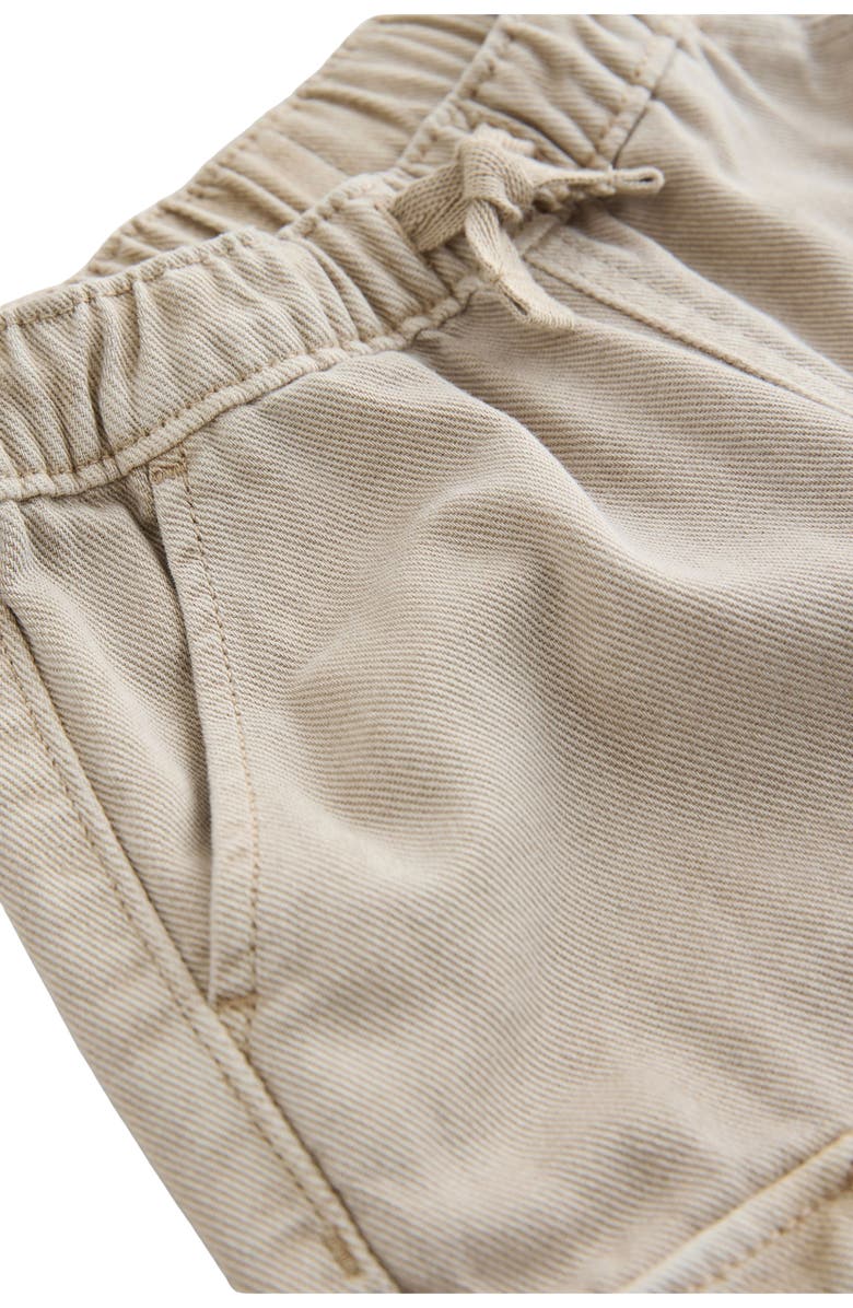 NEXT Kids' Baggy Cotton Twill Cargo Pants, Alternate, color, Neutral