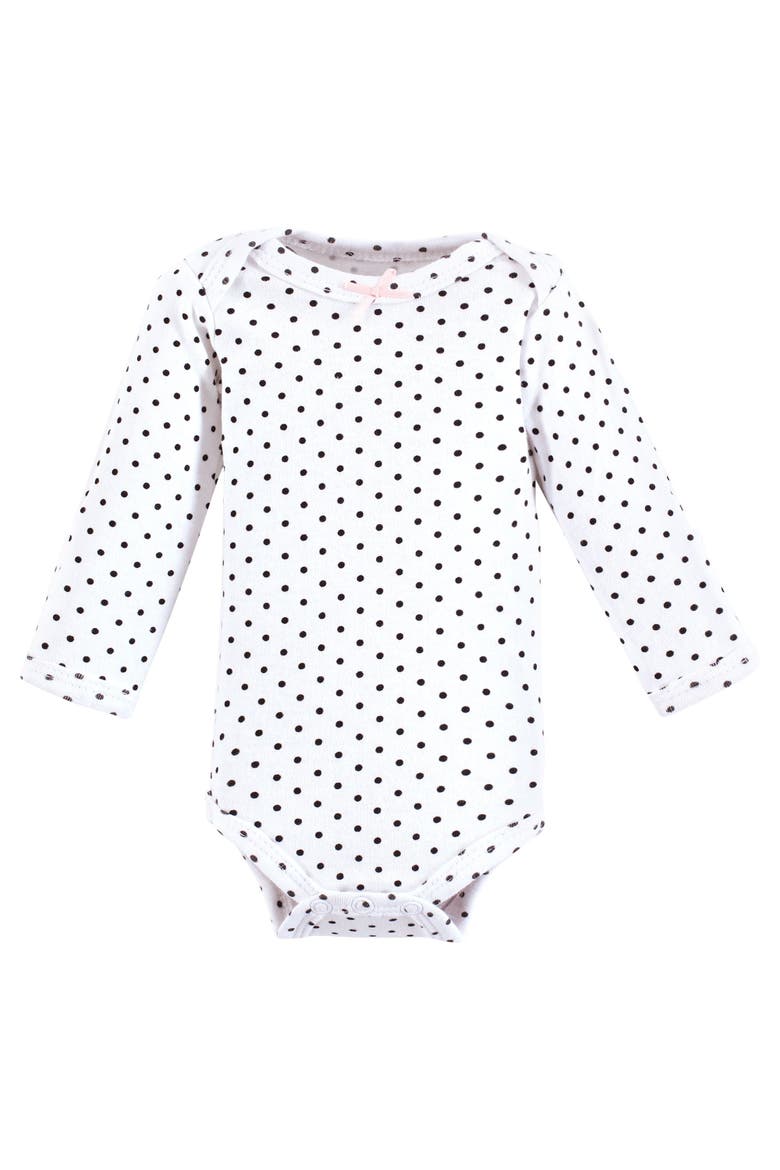 Preemie Long Sleeve Bodysuits 3pk Foxy, Alternate, color, Pink Sheep