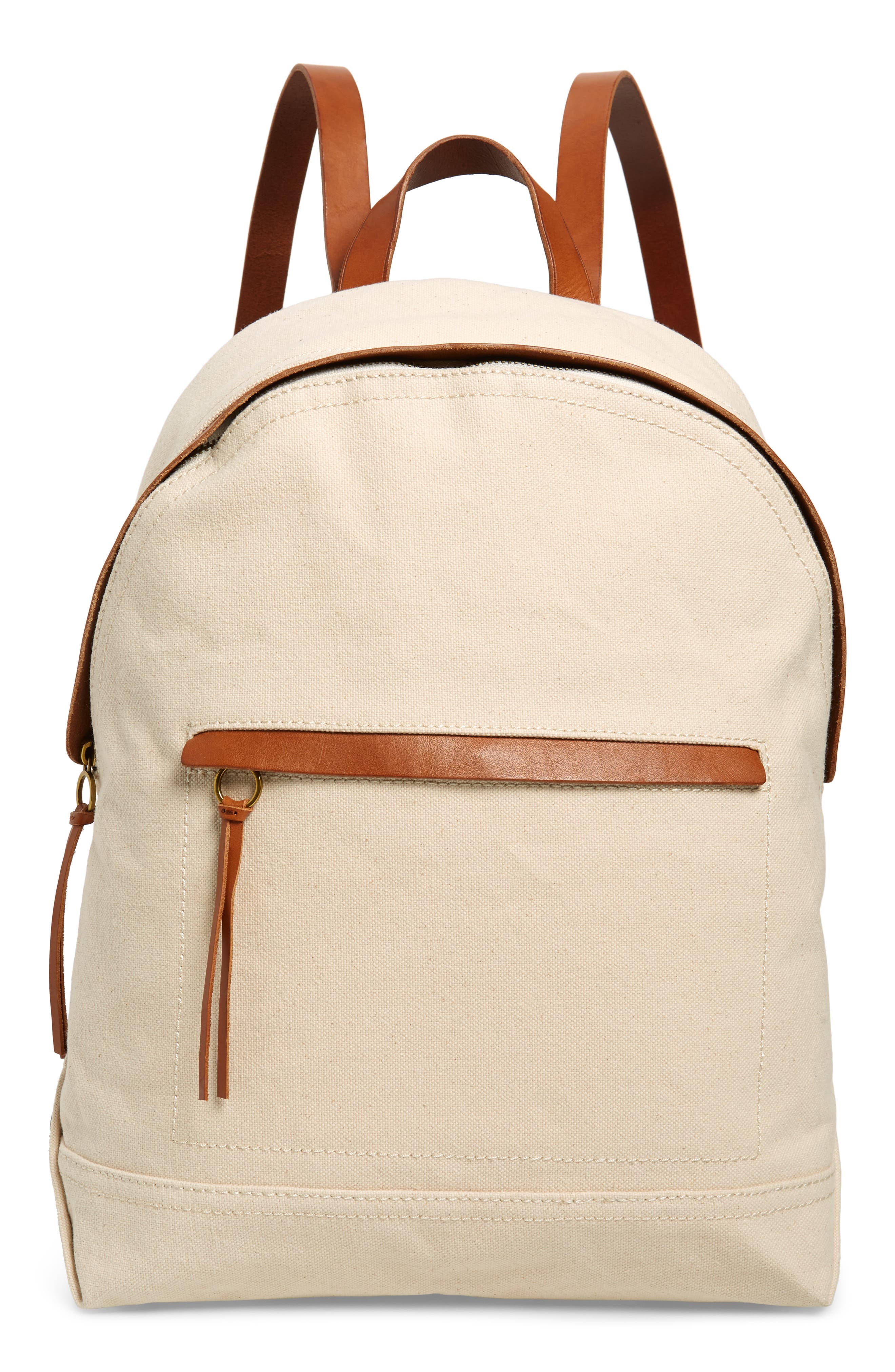 The Charleston Backpack, Main, color, VINTAGE CANVAS