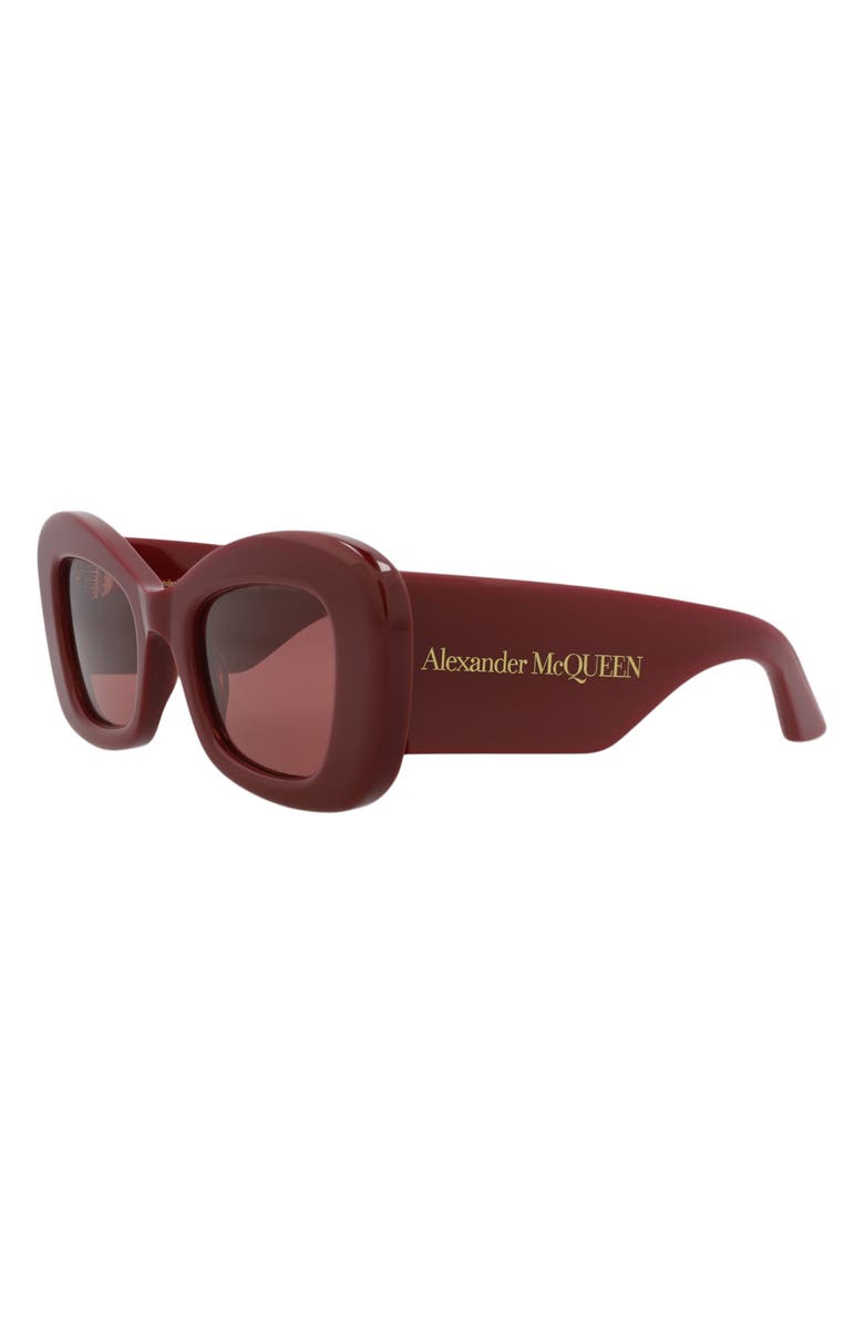 McQueen 50mm Cat Eye Sunglasses, Alternate, color, 