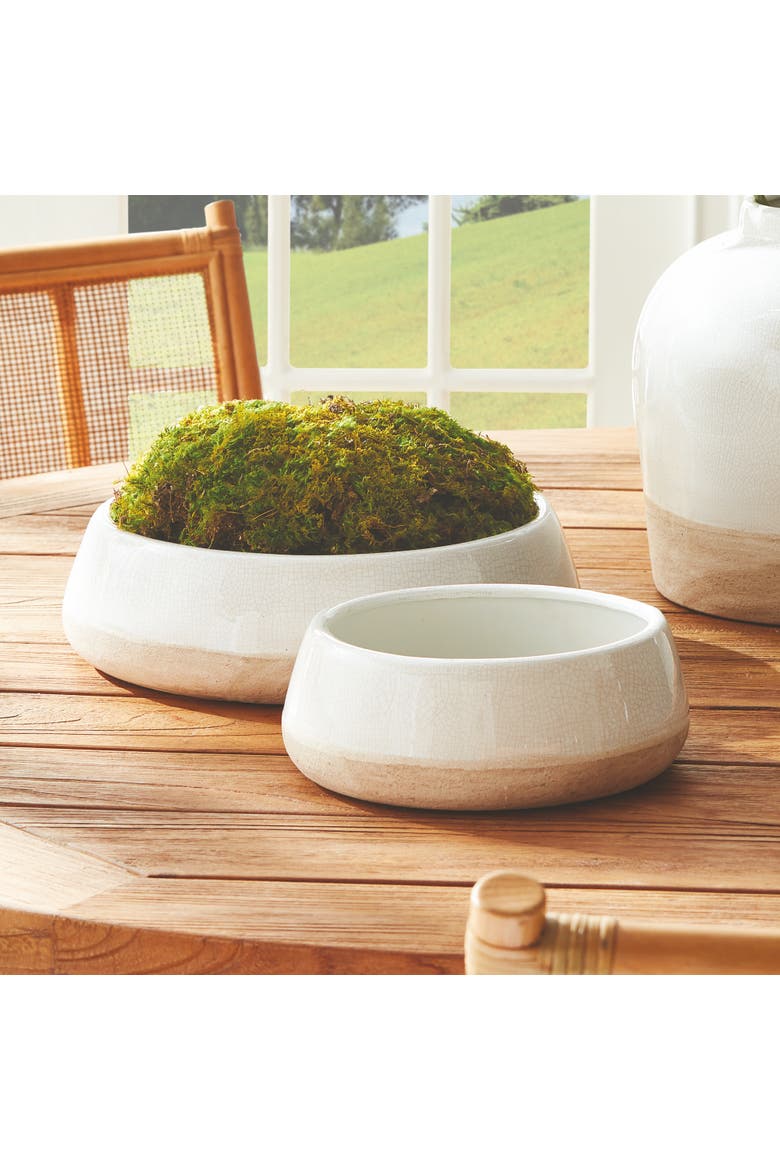 Leona Decorative Bowls Set of 2, Alternate, color, White