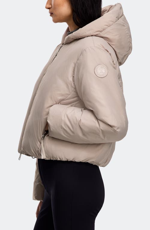 Canada Goose Elba Convertible Hooded Down Jacket In Neutral