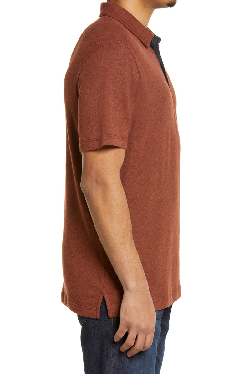 Treasure & Bond Double Knit Short Sleeve Polo, Alternate, color, 