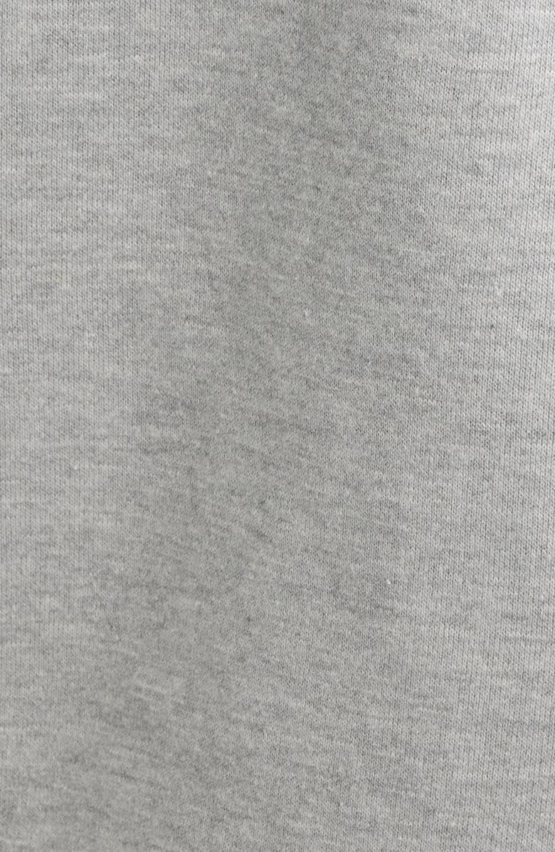 GOLDEN HOUR Cheers Embroidered Oversize Cotton Blend Sweatshirt, Alternate, color, Heather Grey