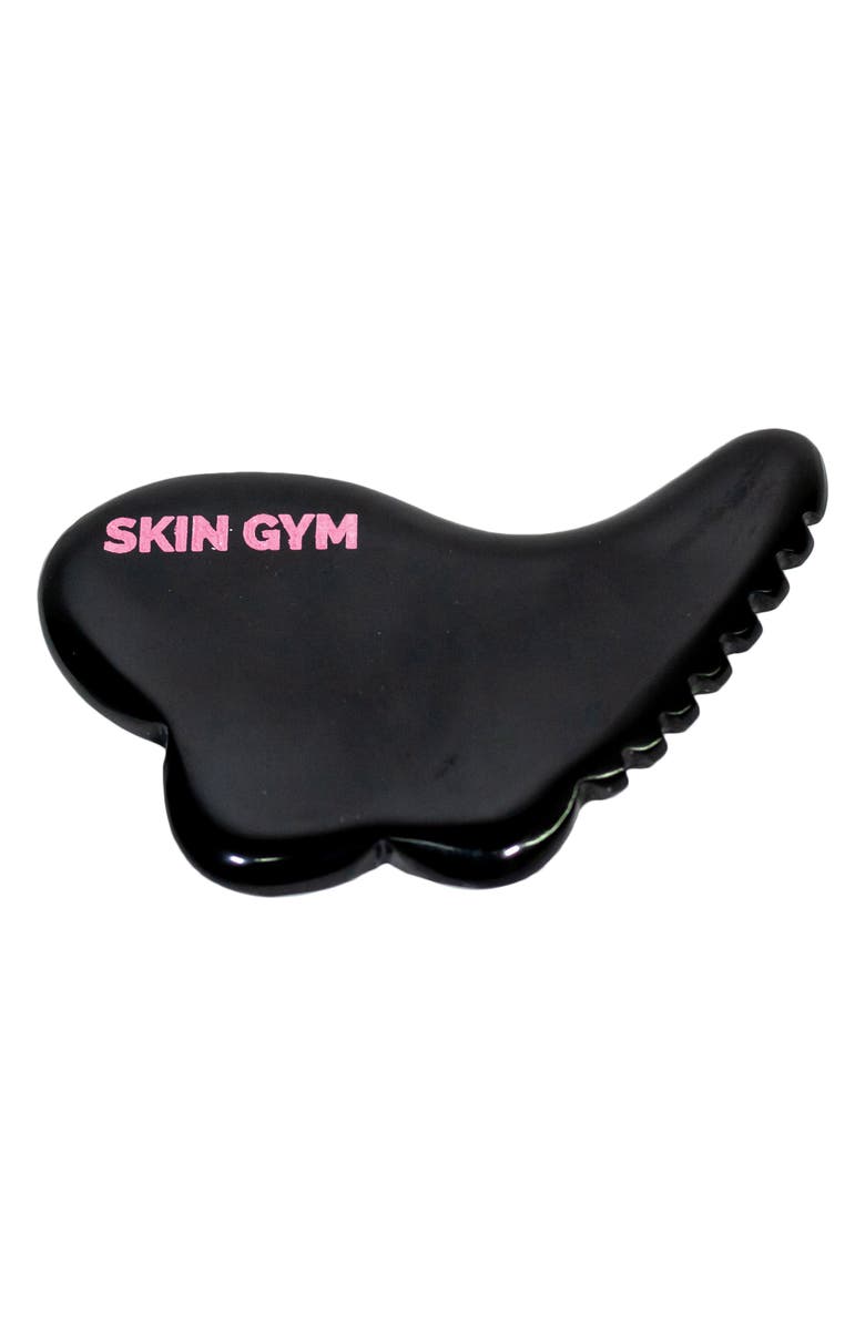 Skin Gym Black Obsidian Buffy Gua Sha Tool, Main, color, 