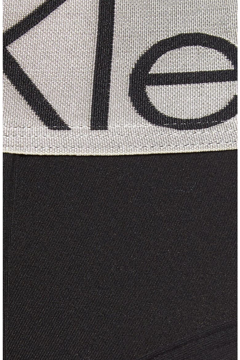 'Steel - U2715' Microfiber Hip Briefs, Alternate, color, BLACK