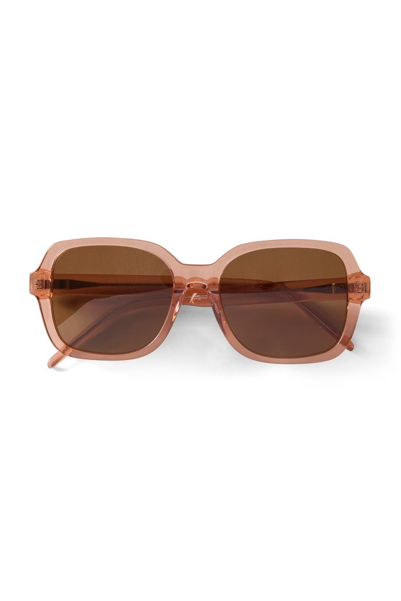 Ella Sunglasses, Alternate, color, Pink / Clear