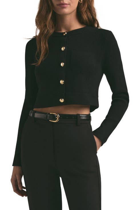 The Quinn Crop Rib Cardigan