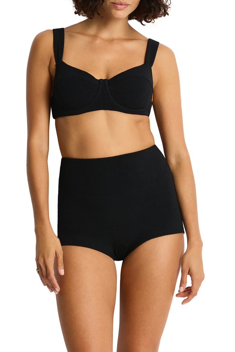 Surf Swim Shorts, Alternate, color, BLACK