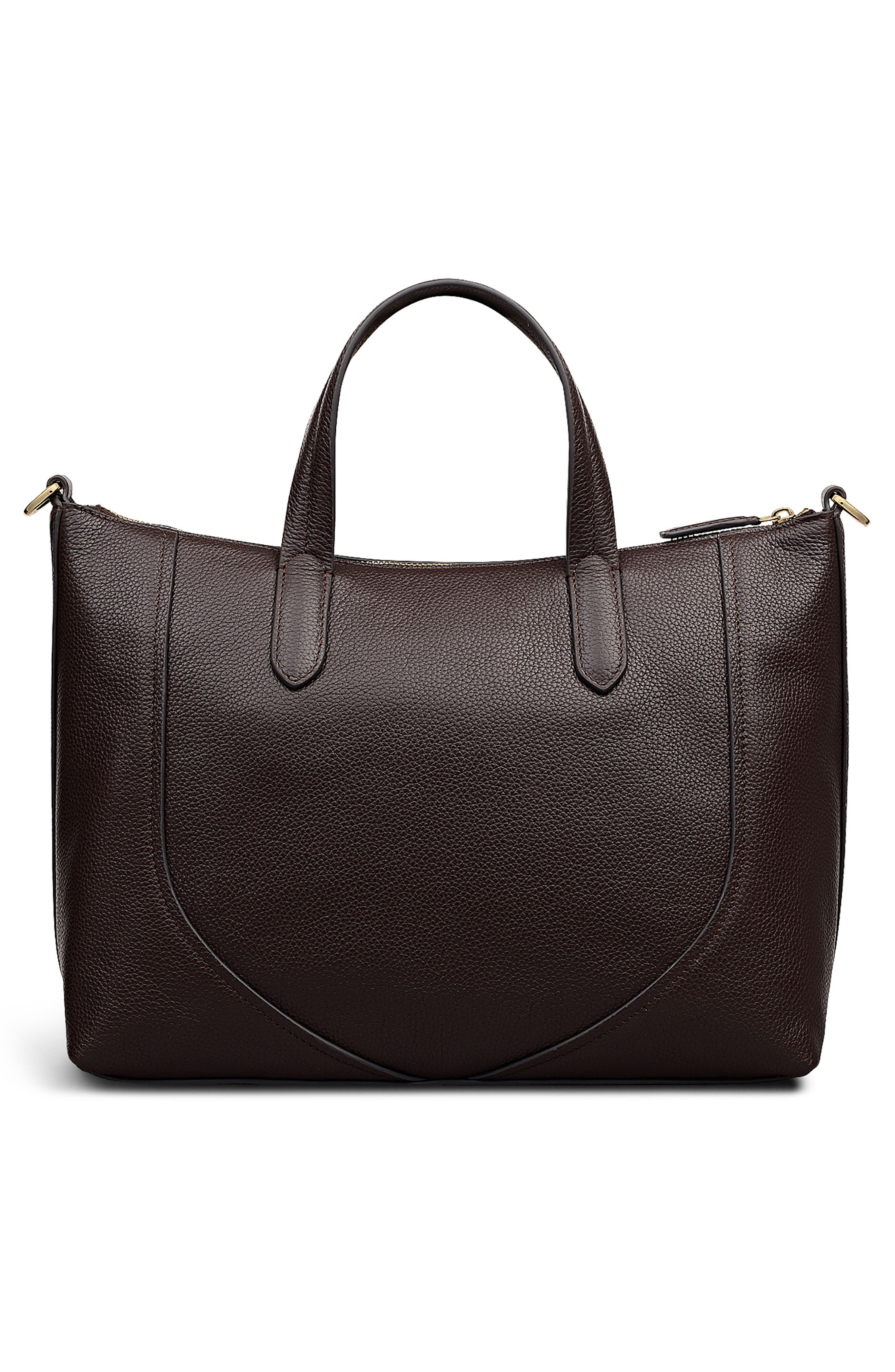 Radley Wood Park Medium Tote Bag, Alternate, color, Dark Oak