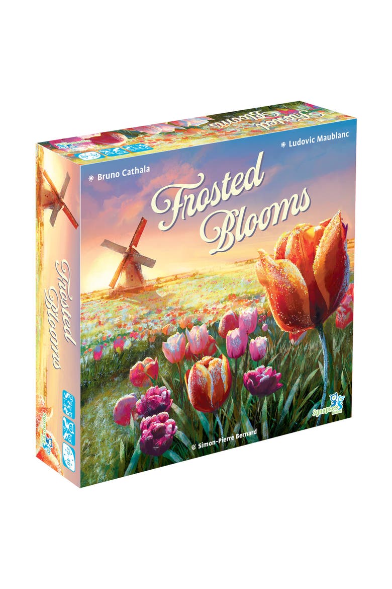 Frosted Blooms Tile Laying Board Game, Main, color, Multicolored