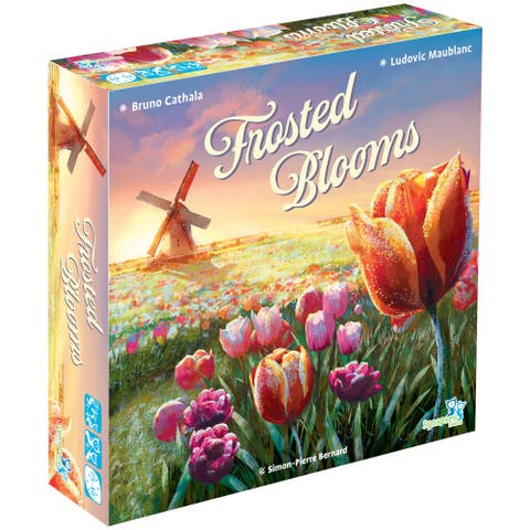 Frosted Blooms Tile Laying Board Game
