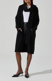 ASTR the Label Noemi Scarf Longline Cardigan
