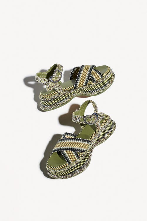 Amambaih Ada Medium Platform Sandals In Multi